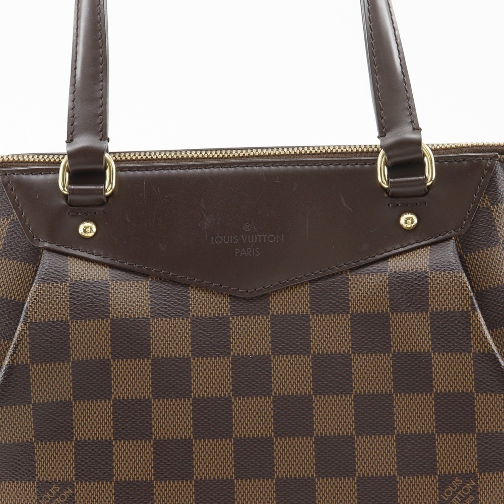 LOUIS VUITTON Brown Damier Canvas Tote Bag - Picture 13 of 16